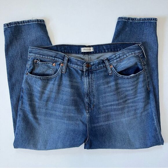 Madewell The Momjean in Downey Wash 35 - Picture 4 of 14